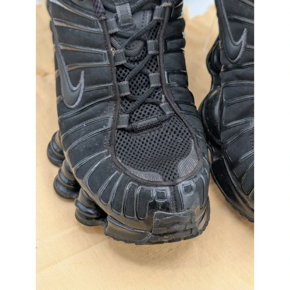Nike Shox TL Black Metallic Hematite Men's Size 9.5 AV3595-002 Excellent...